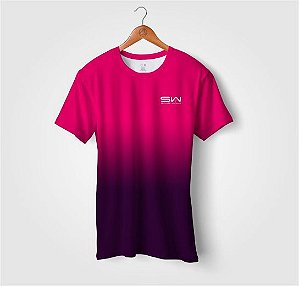 Camiseta Beach Tennis | Manga Curta | Pink