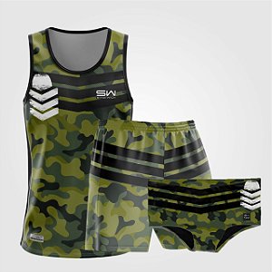 Kit de Aniversário Sand Walk | Masculino | Regata, shorts e sunga | Militar 2.0