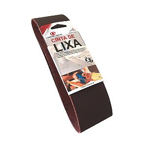 Caixa com 10 Kit Cinta de Lixa Estreita Metalite R228 Pano Marrom Grão 150 457 x 75 mm