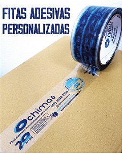 Fita Transparente Acrílica Impressa Personalizada PP47 (Micras) - 72 x 100 m
