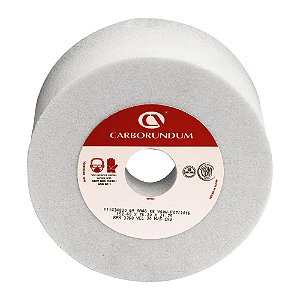 Rebolo Copo Reto Aços de Alta Dureza - Branco 6A-AA46 K8V40W - 152,4 x 76,20 x 31,75 mm