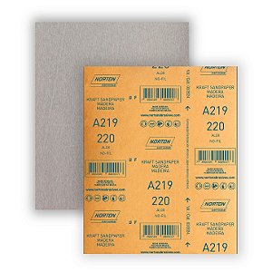 Folha de Lixa No-Fil A219 Grão 220 - 225 x 275 mm