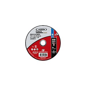 Disco de Corte Fino Carboforce 115 x 1,0 x 22,23 mm