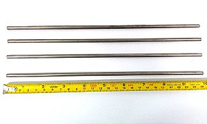 Barra Redonda de Inox - 3,2 x 250 mm