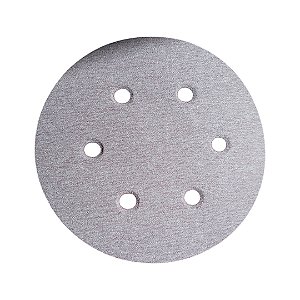 Disco de Lixa Pluma BAM18 com 6 Furos Furo Grão 150 - 152 mm