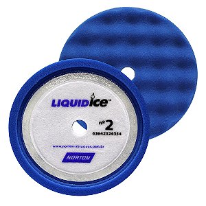 Caixa com 6 Boina de Espuma Azul Nº 2 Liquid Ice 203 mm