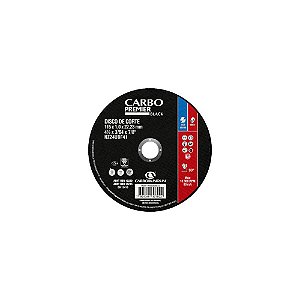 Caixa com 25 Disco de Corte T41 Carbo Premier Black 115 x 1,0 x 22,23 mm