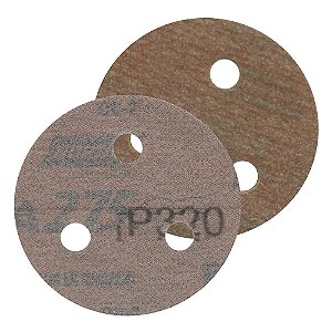 Caixa com 200 Disco de Lixa Pluma A275 com 3 Furos Grão 320 76 x 3 mm