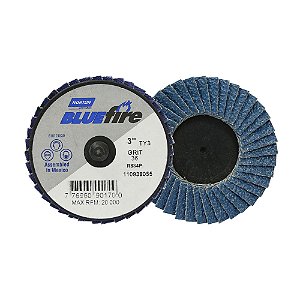 Caixa com 10 Disco Flap BlueFire Mini R884P Grão 36 76,2 mm