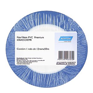 Caixa com 5 Fita PVC Filete Premium 12 x 50 m