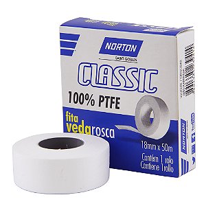 Caixa com 60 Fita Veda Rosca Classic 18 x 50 m