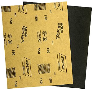 Pacote com 500 Folha de Lixa D'Água Adalox Advance T223 Grão 150 225 x 275 mm