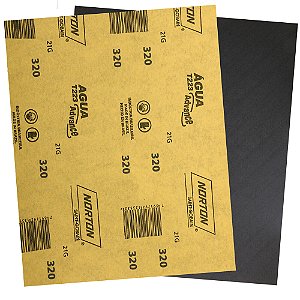 Pacote com 500 Folha de Lixa D'Água Adalox Advance T223 Grão 320 225 x 275 mm