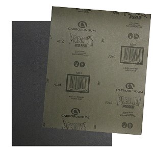 Pacote com 200 Folha de Lixa D'água Premier Plus Grão 240 230 x 280 mm