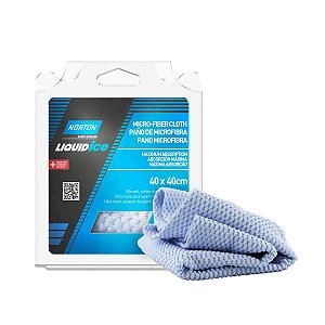 Caixa com 40 Pano de Microfibra para Limpeza Liquid Ice 40x40 cm