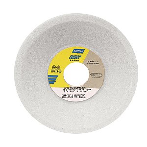 Caixa com 3 Rebolo Afiação e Retíficação Óxido de Alumínio Branco Prato 152,40 x 19 x 31,75 mm FE 38A46KVS