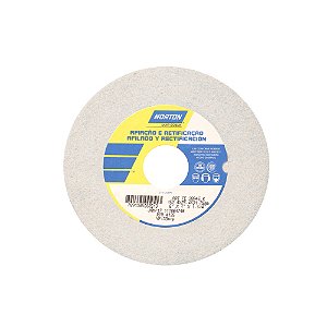 Caixa com 3 Rebolo Afiação e Retíficação Óxido de Alumínio Branco Reto 152,4 x 25,4 x 31,75 mm ART FE 38A46K