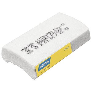 Caixa com 12 Rebolo Afiação e Retíficação Óxido de Alumínio Branco Segmentos 100 x 59 x 22,22 mm FE 38A60J B10069