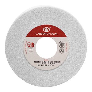 Caixa com 4 Rebolo Ferramentaria Óxido de Alumínio Branco Copo Reto 127 x 63,5 x 31,75 mm 6A AA60 K8V40W