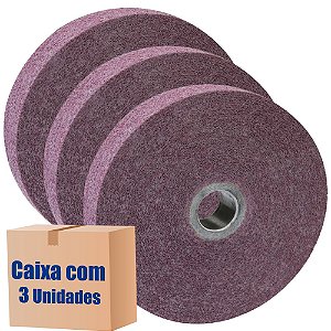 Caixa com 3 Roda Convoluta GP Densidade 1-9 SF 254 x 25 x 127 mm