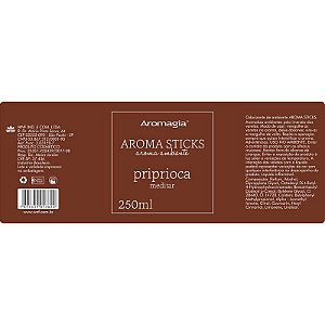 Difusor por varetas Aroma Sticks Aromagia - PRIPRIOCA - 250ml