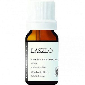 ÓLEO ESSENCIAL CAMOMILA ROMANA 10% GT ING - LASZLO - 10ML