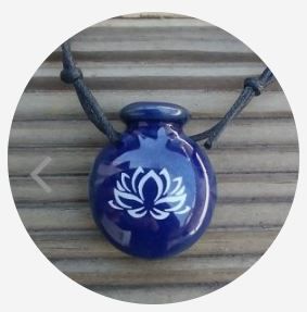 Aromatizador Pessoal - Cantil Azul - Flor de Lotus