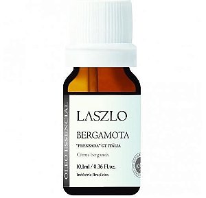 ÓLEO ESSENCIAL DE BERGAMOTA "PRENSADA" ITÁLIA - LASZLO - 10,1ML