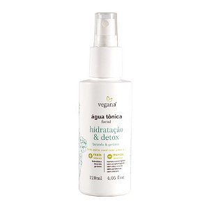 Água Tônica Facial Hidratação & Detox - 120ml