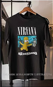 Camiseta Nirvana Preta