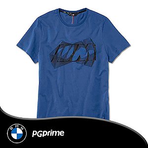 T-Shirt BMW M Logo Masculina Tam M Cor Azul