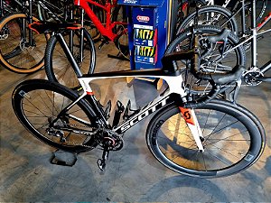 Bicicleta Speed Scott Foil 10 Em Carbono Tamanho 54 2018