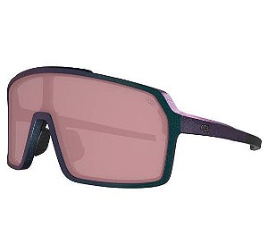 Oculos Solar Ciclismo Hb Green Purple Amber Lente Amber