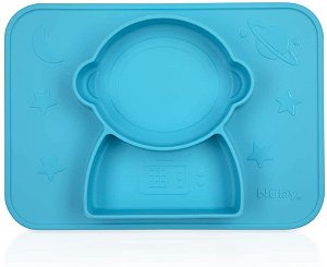 Prato silicone com sucção espaço