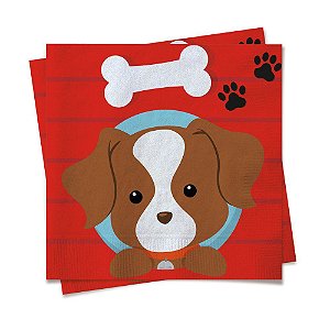 Guardanapo Cachorrinhos 24,5x24,5 C/20 F