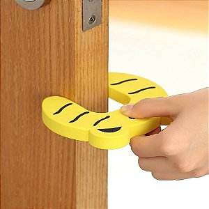 Trava Parador Protetor De Porta Em Borra