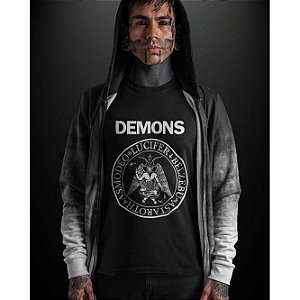 Camiseta Demons Ramones Baphomet | Punk Rock Dark