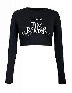 Directed by Tim Burton - Cropped Manga Longa