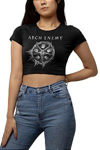 Blusa Cropped Banda Arch Enemy