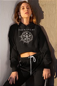 Arch Enemy - Cropped Moletom Manga Longa