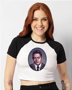 Cropped Raglan - Família Addams - Gomez