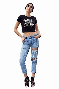 Blusa Cropped Banda Bring Me the Horizon