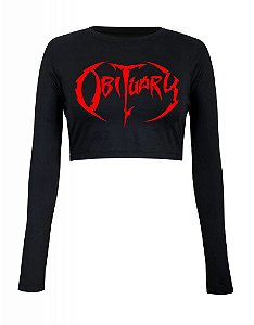 Obituary Cropped Manga Longa