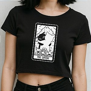 Cropped Gato Tarot Arcano Maior The Lovers