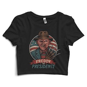 Blusa Cropped Freddy Para Presidente