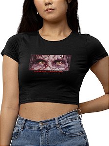 Blusa Cropped O Exorcista - Coleção Janelas da Alma