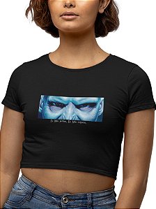 Blusa Cropped Harry Potter - Voldemort - Coleção Janelas da Alma