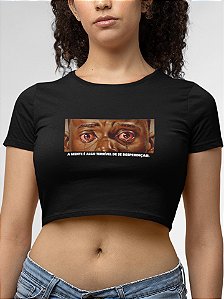 Blusa Cropped Filme Corra! - Coleção Janelas da Alma