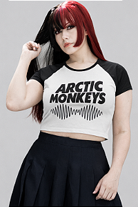 Cropped Raglan Arctic Monkeys – Estilo Indie Rock Alternativo