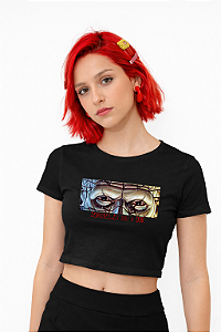 Blusa Cropped Hellraiser Pinhead | Coleção Janelas da Alma
